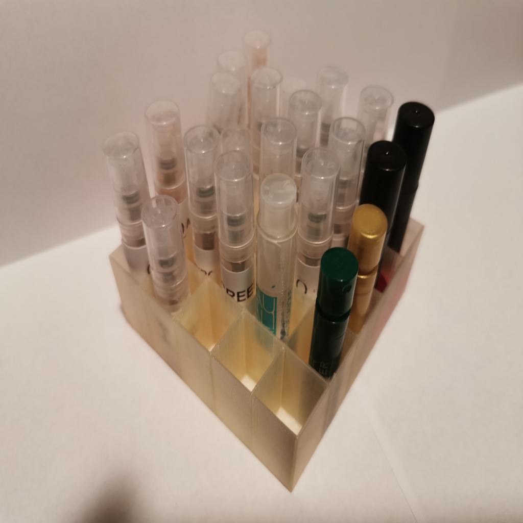 Perfume sample holder - box 5x5 (16mm x 16mm x 30mm)