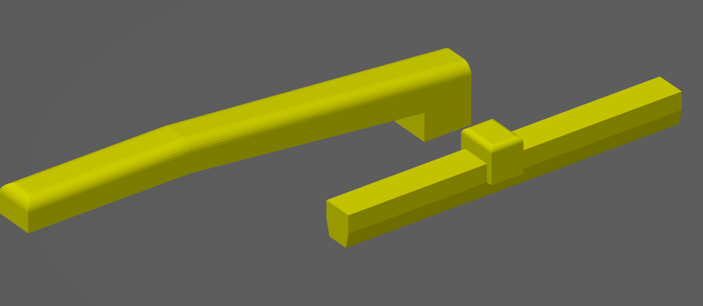 very basic small window wiper rogh 1:20 for sdm printer