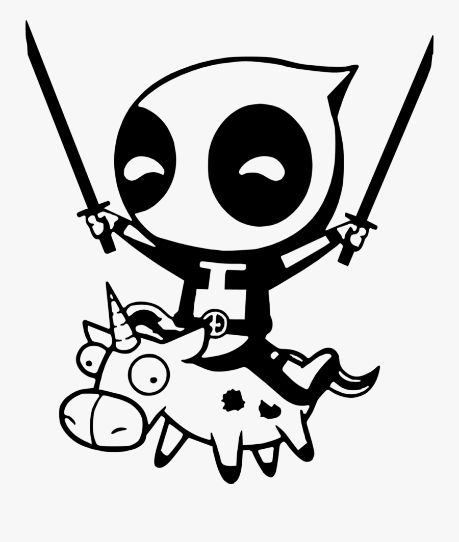 Deadpool Unicorn wall art