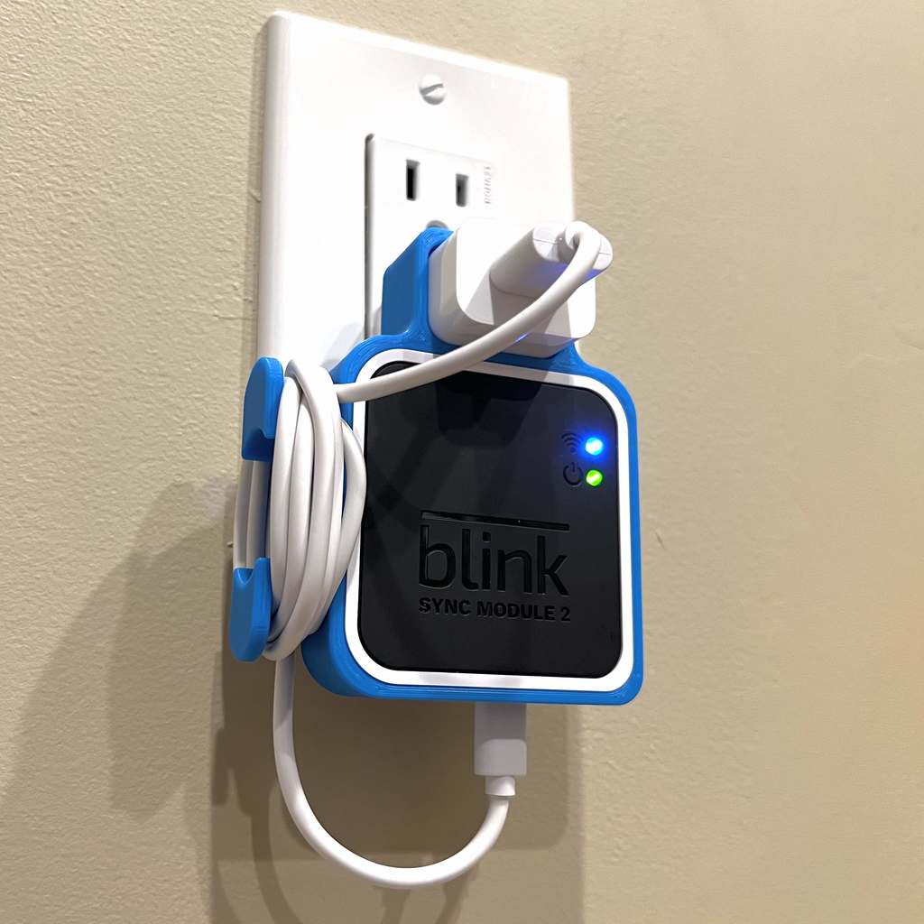 Blink Sync Module 2 Outlet Mount with Cable Management