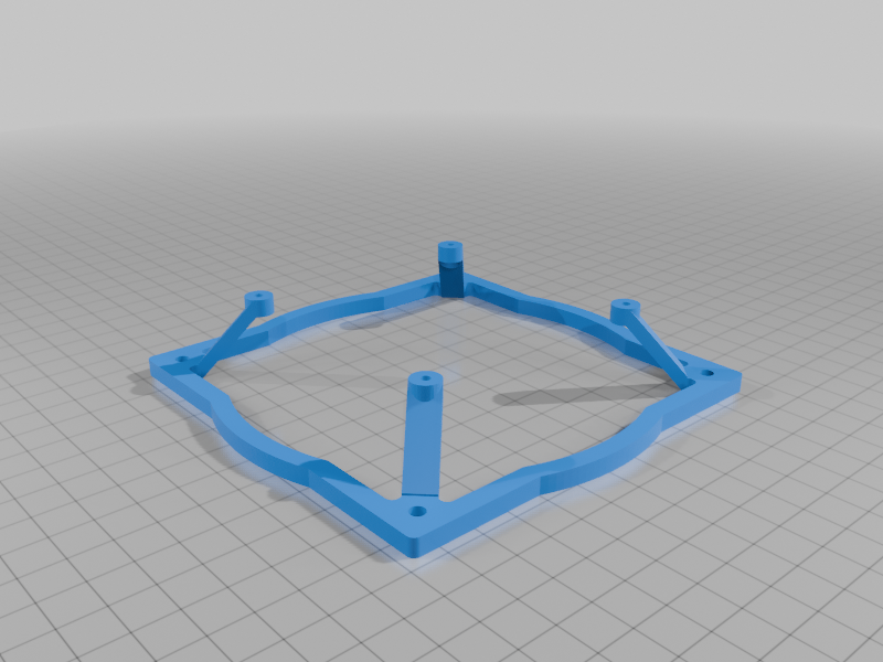 AM4 WRAITH heatsink to 120MM fan adapter