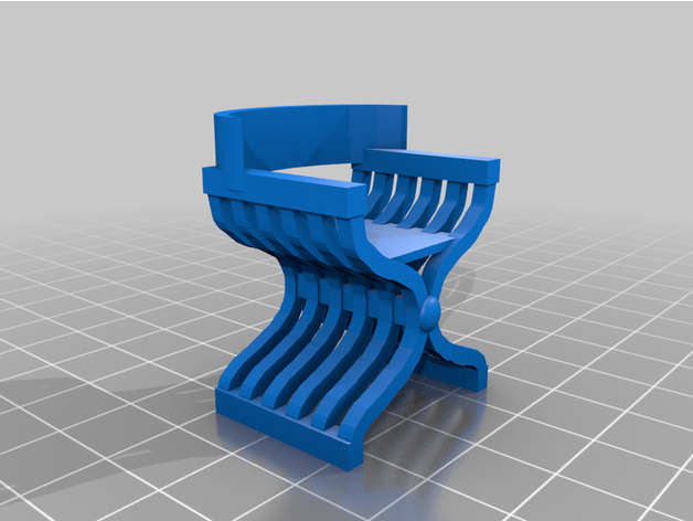FICHIER pour imprimante 3D : salon - bibliothèque - salle a manger  - Page 4 Featured_preview_SC_medievalchair