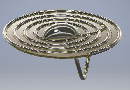 Alien Spiral Ring size 5