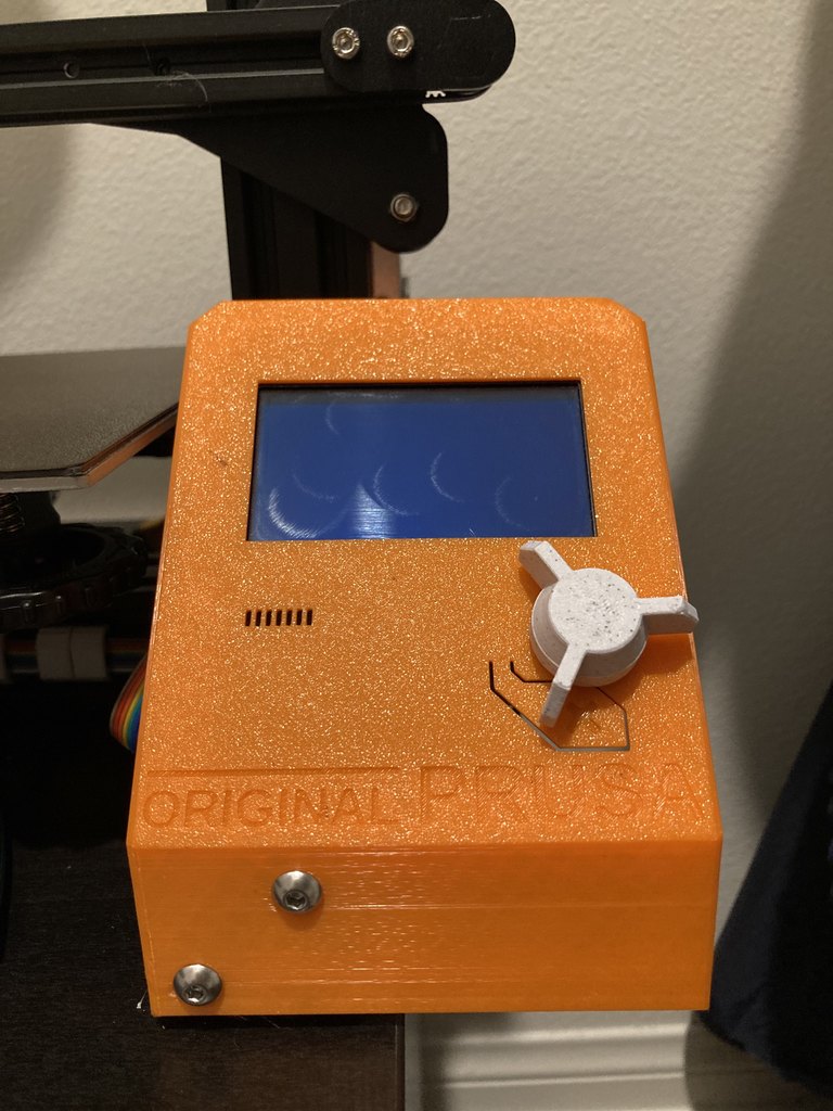 Creality Ender 3 LCD Cover in Style of Original Prusa i3 MK3S+