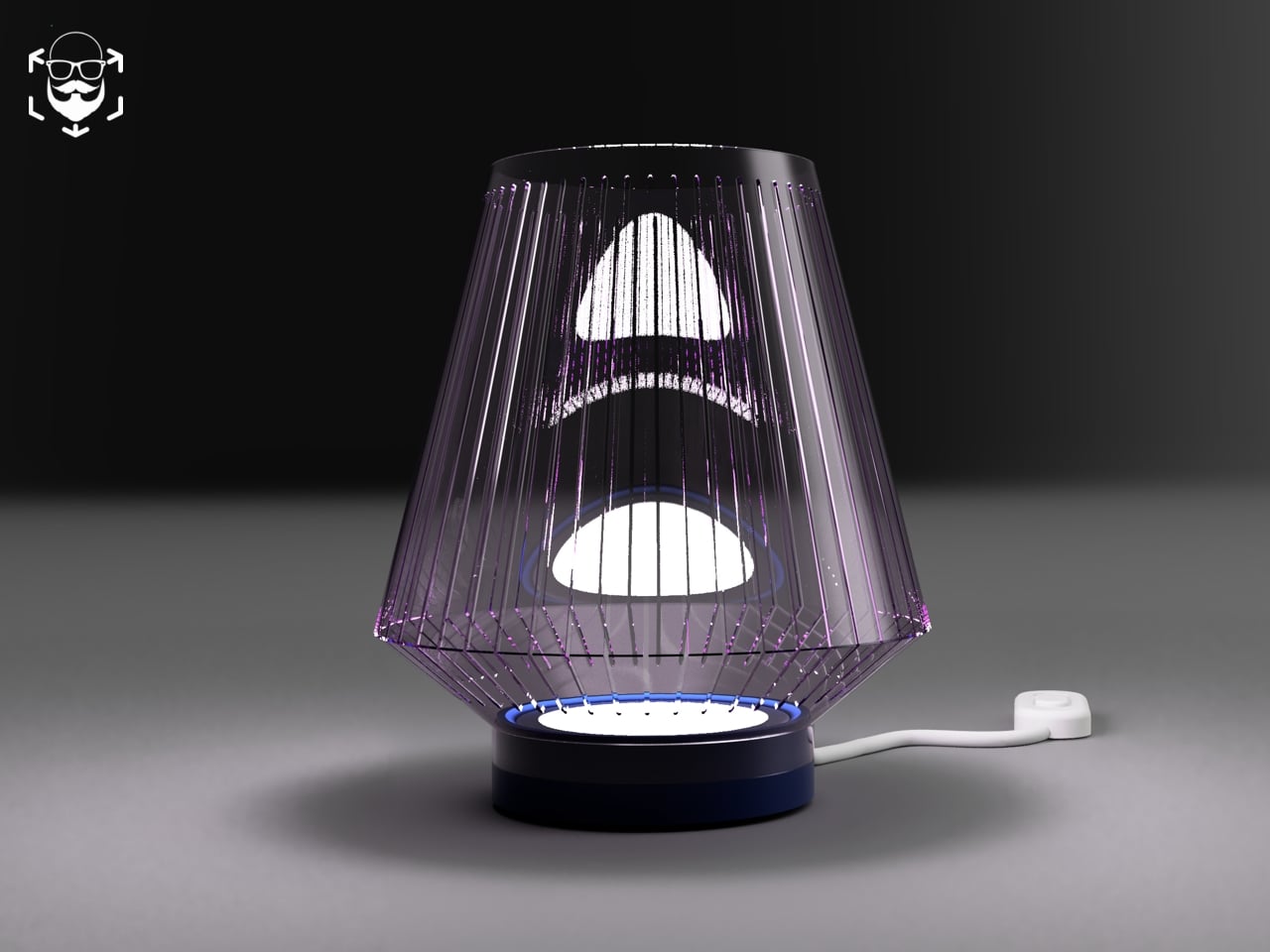 HaloWire Lamp – Modern LED Table Light