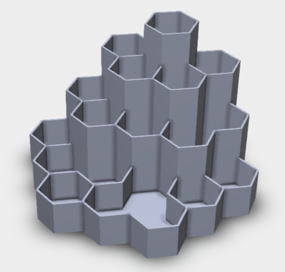 Hexagonal Desk Organizer