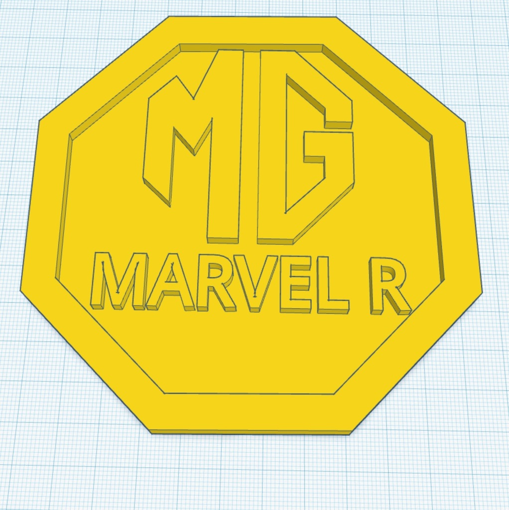 MG MARVEL R custom logo