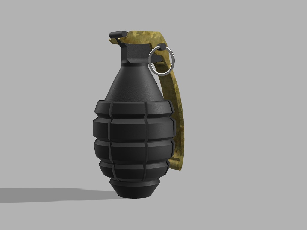 Grenade, Hand, Fragmentation, MK2