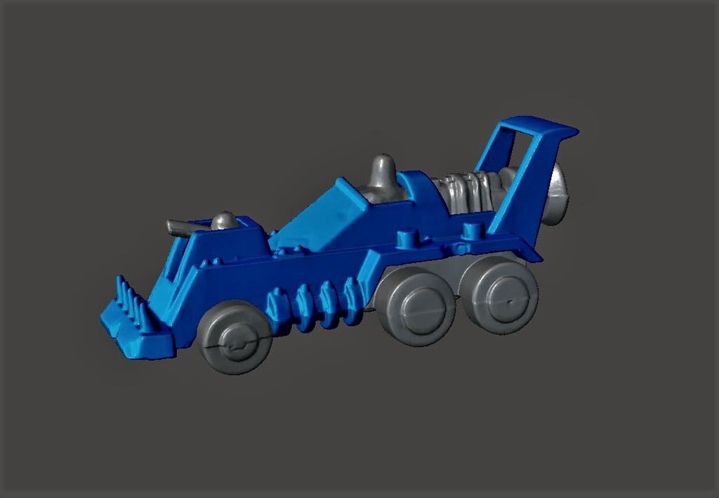 Thunder Road Truck / Lorry - Game Token 3D Scan