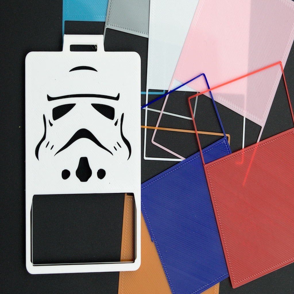 Stormtrooper ID Badge Holder and Inserts
