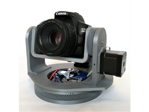 DSLR Camera Pan Tilt Mount (Stepper Motor Driven)