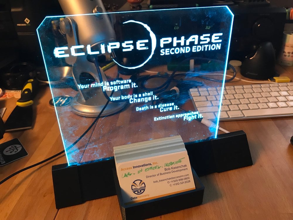 Backlit Acrylic Base Generator