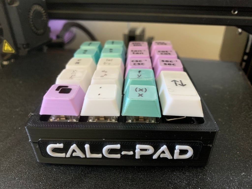 CALC-PAD | Hand-wired keyboard for math symbols in the Desmos Graphing Calculator