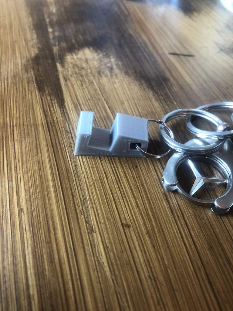 Mini phone stand keychain