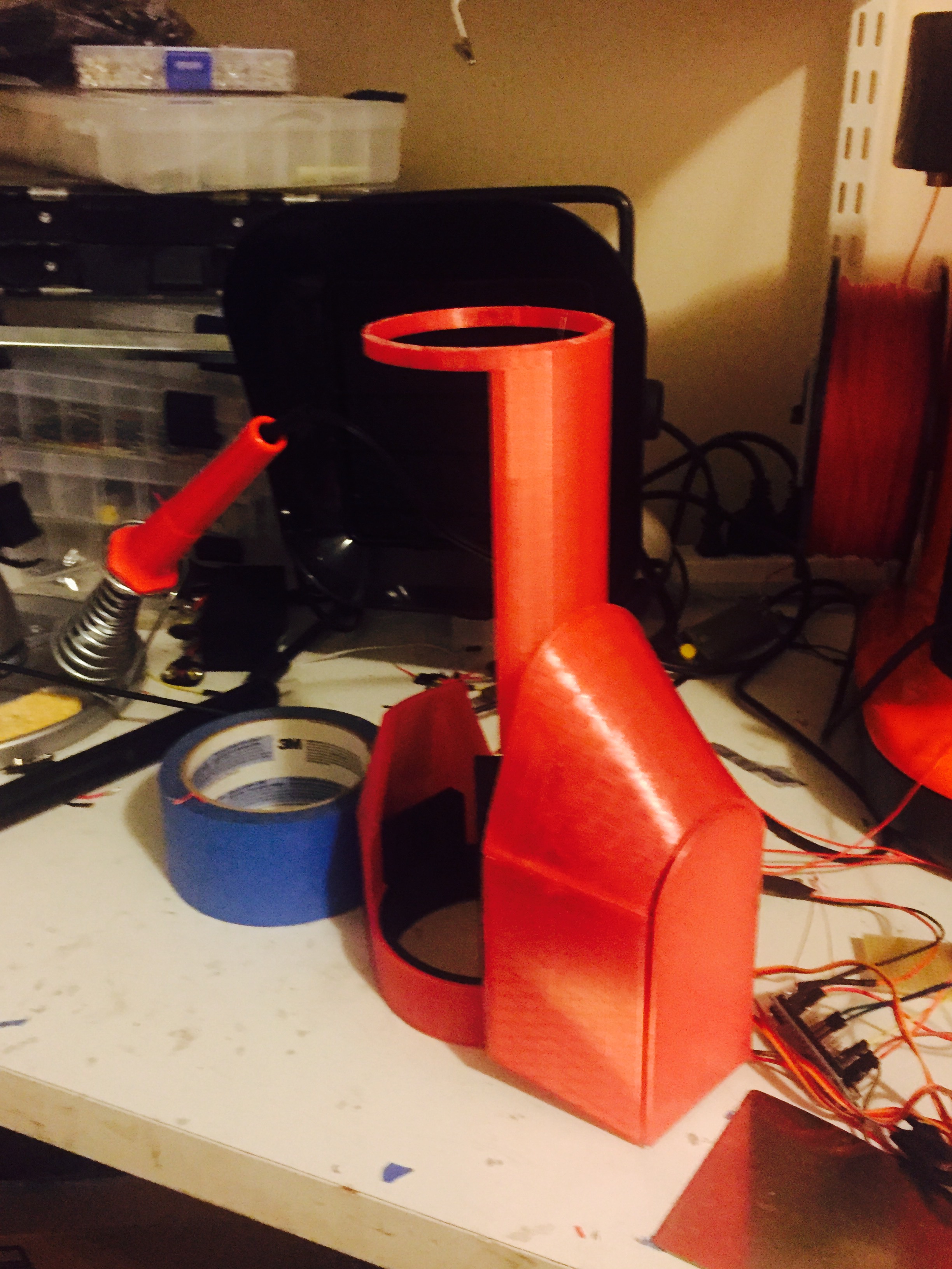 Forearm rocket launcher