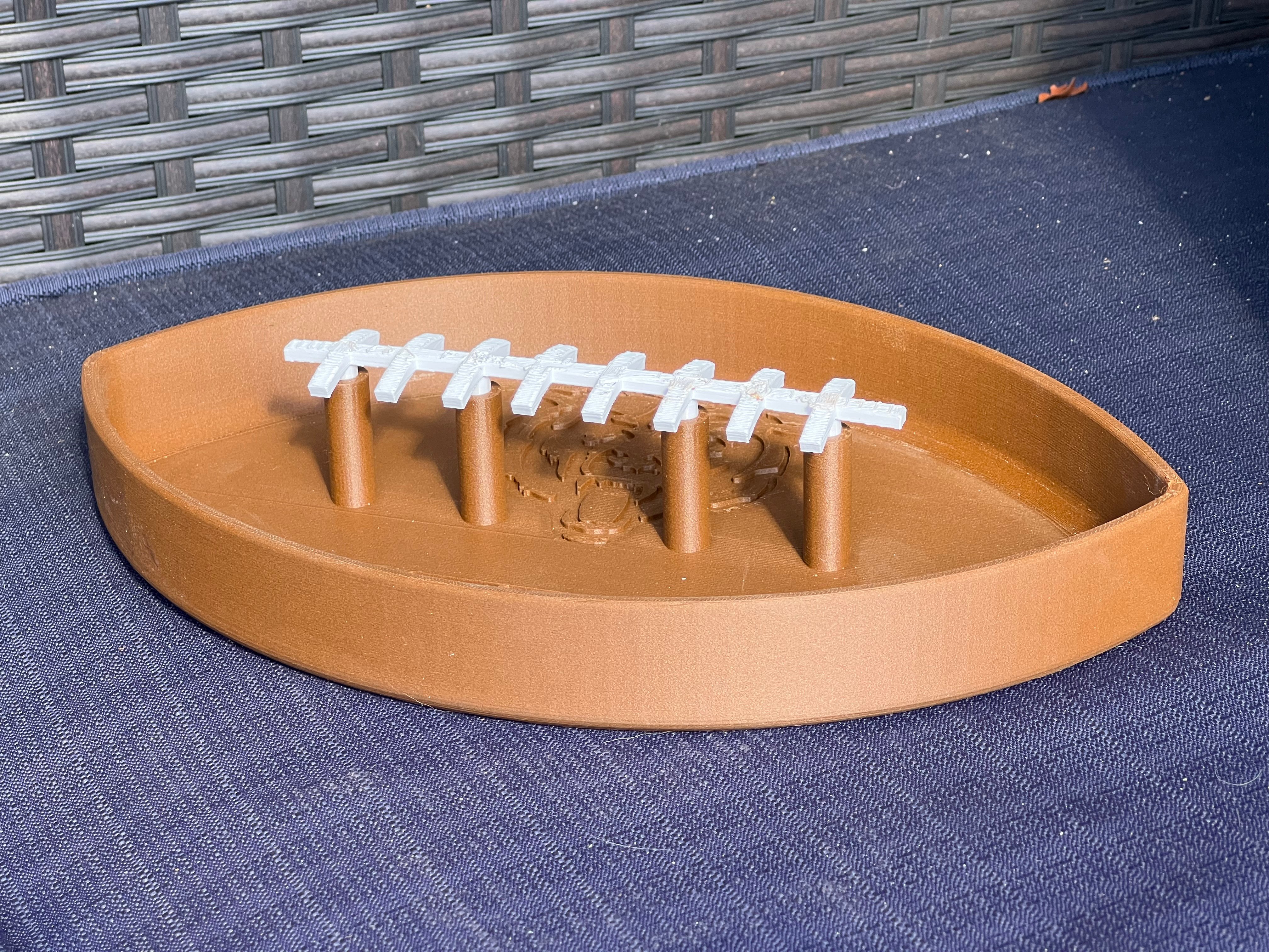 Chicago Bears Football Tray