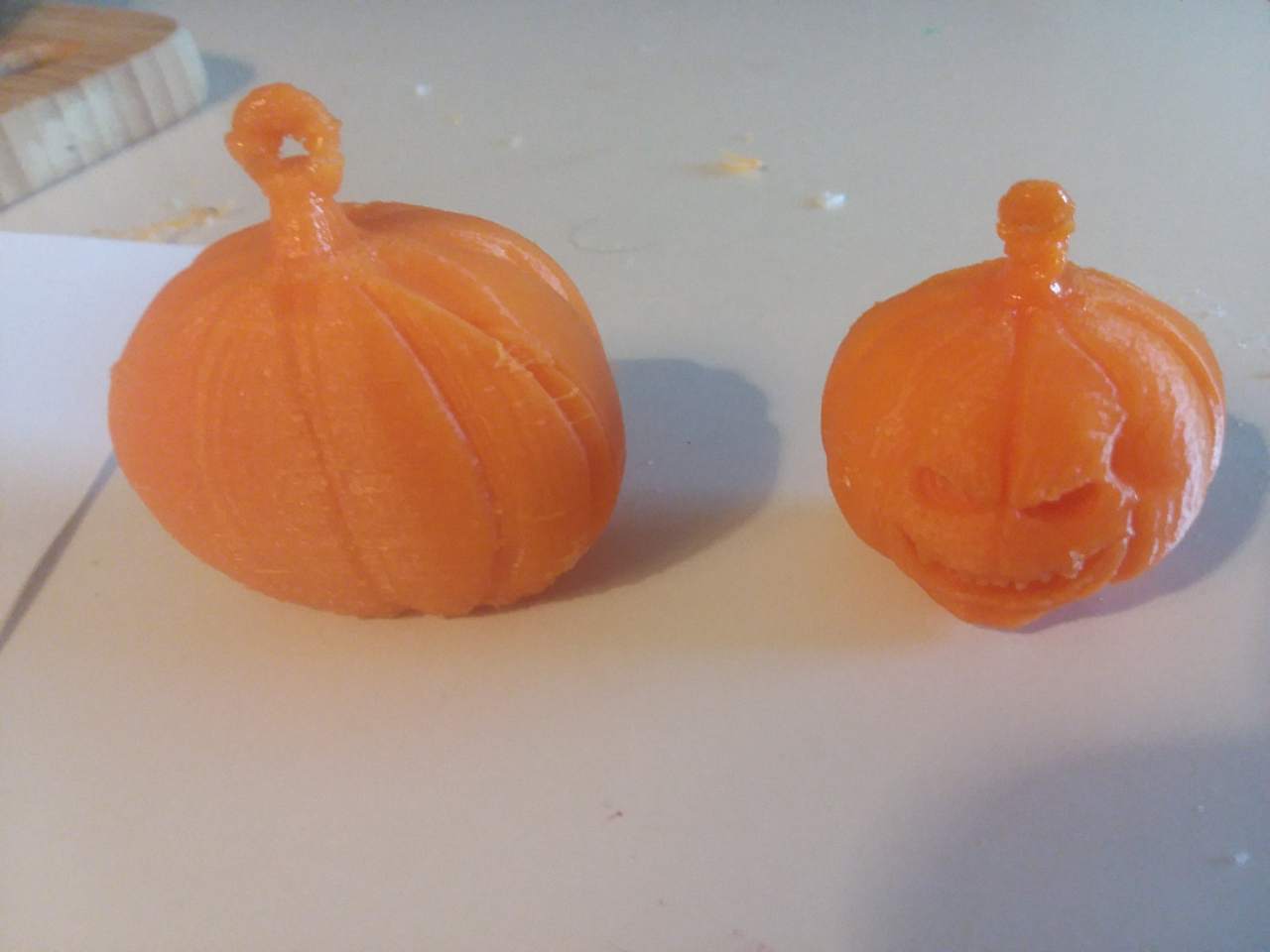 Evil Pumpkin Head Earring