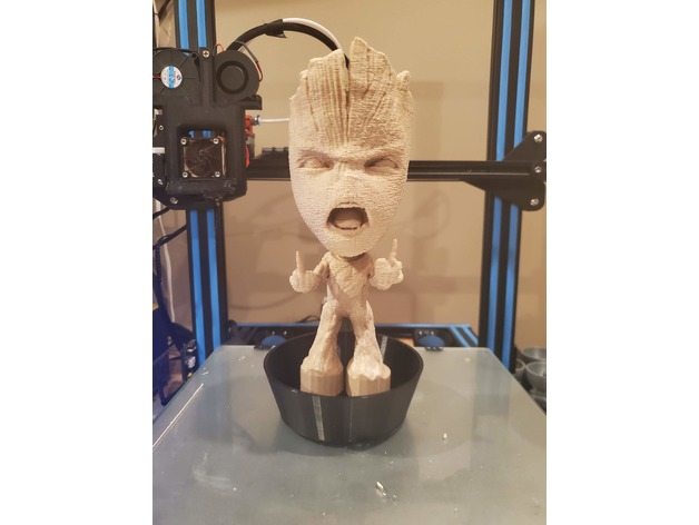 Angry Groot Planter Remix