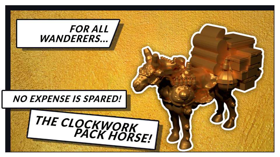 Clockwork Pack Horse