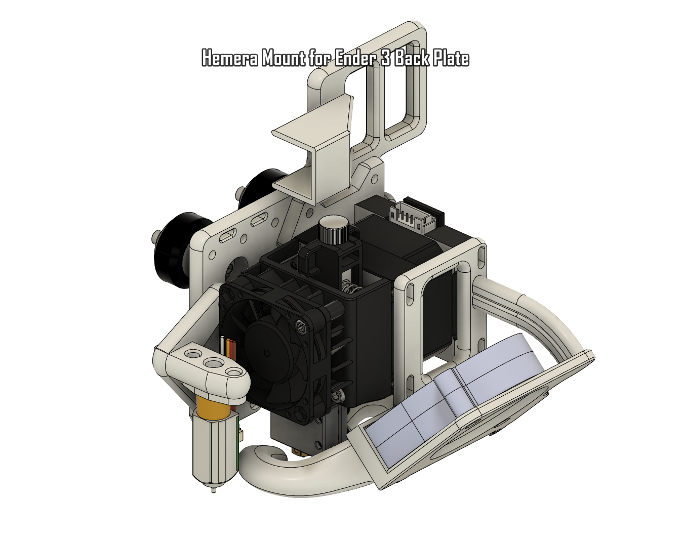 Hemera + Volcano + Ender 3 X Carriage Mounting Set (with various mounts)