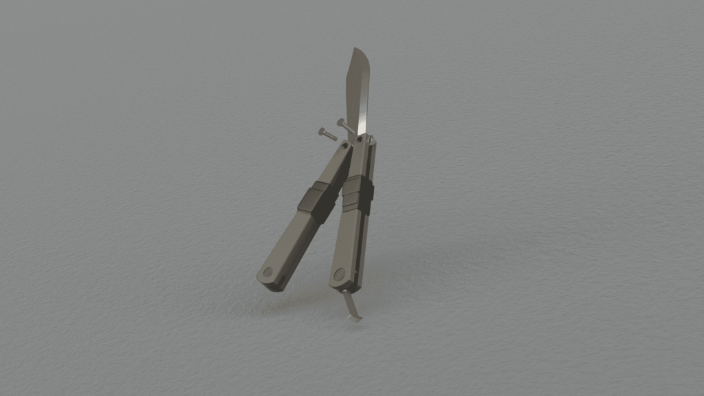 Spy Knife (No Screws Required)