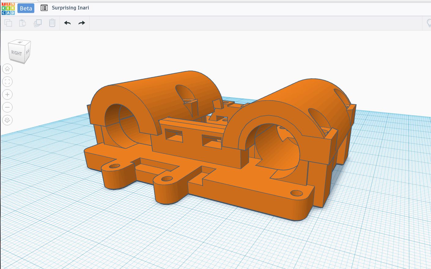 HyperCube LMU10UU X Axis Carriage (also Igus RJ4JP-01-10)