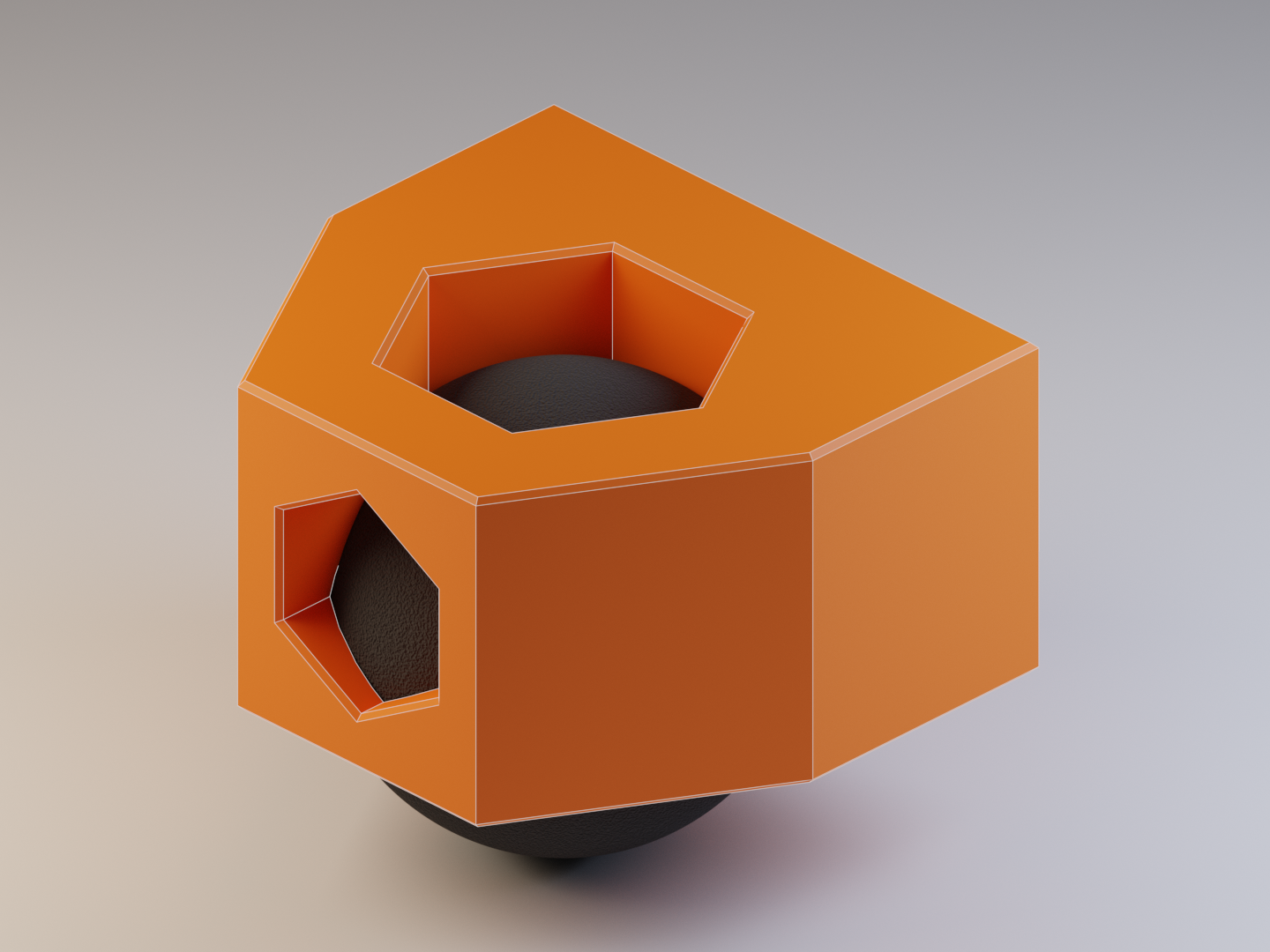 Squash Ball Feets for Prusa i3 MK3 (3030 profile)
