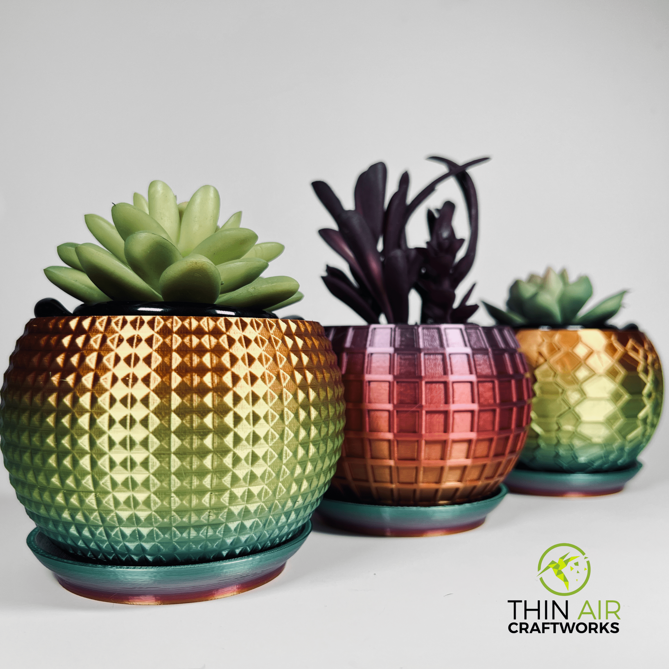 Textured Planter Series