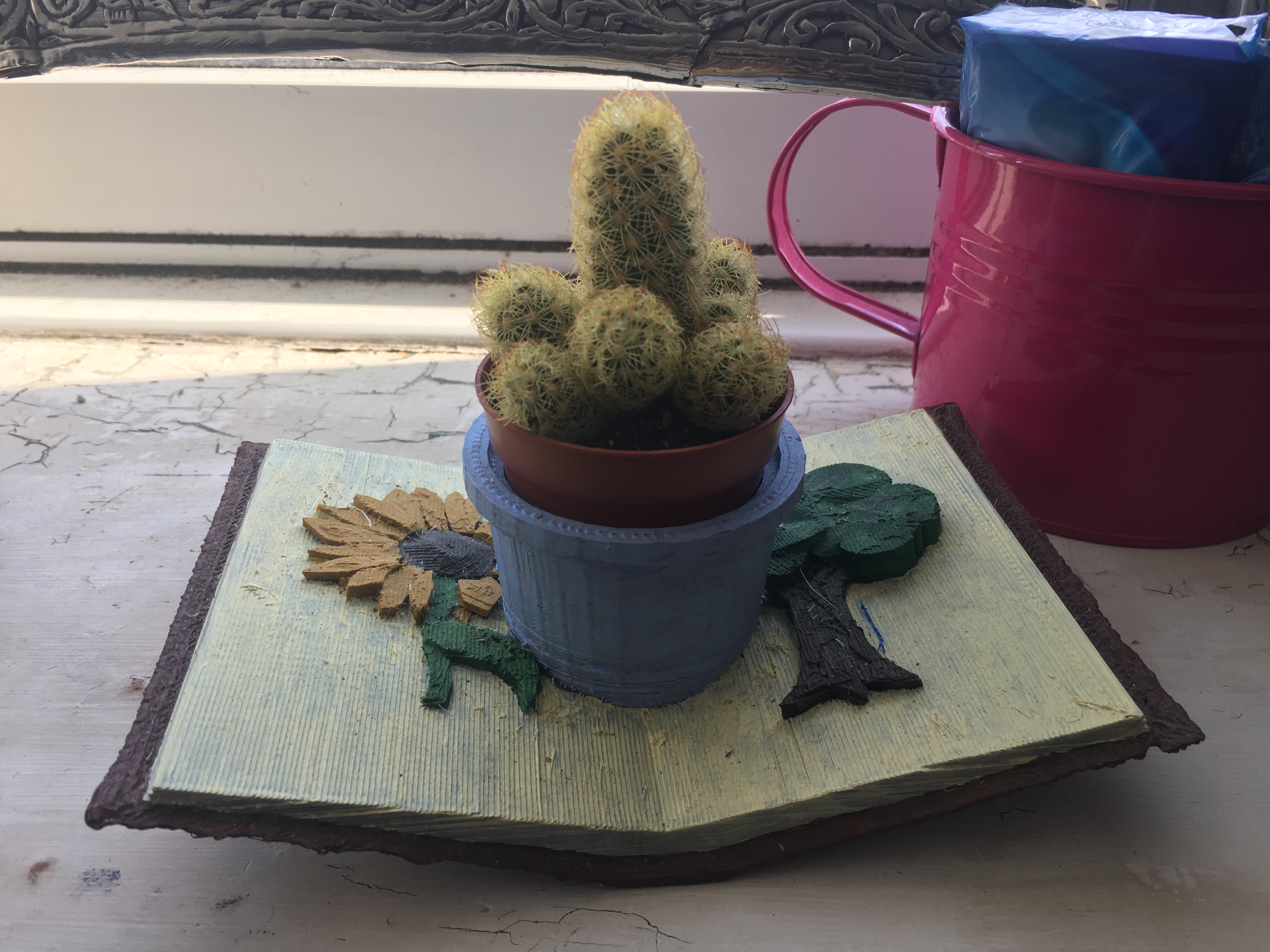 Open book plant pot