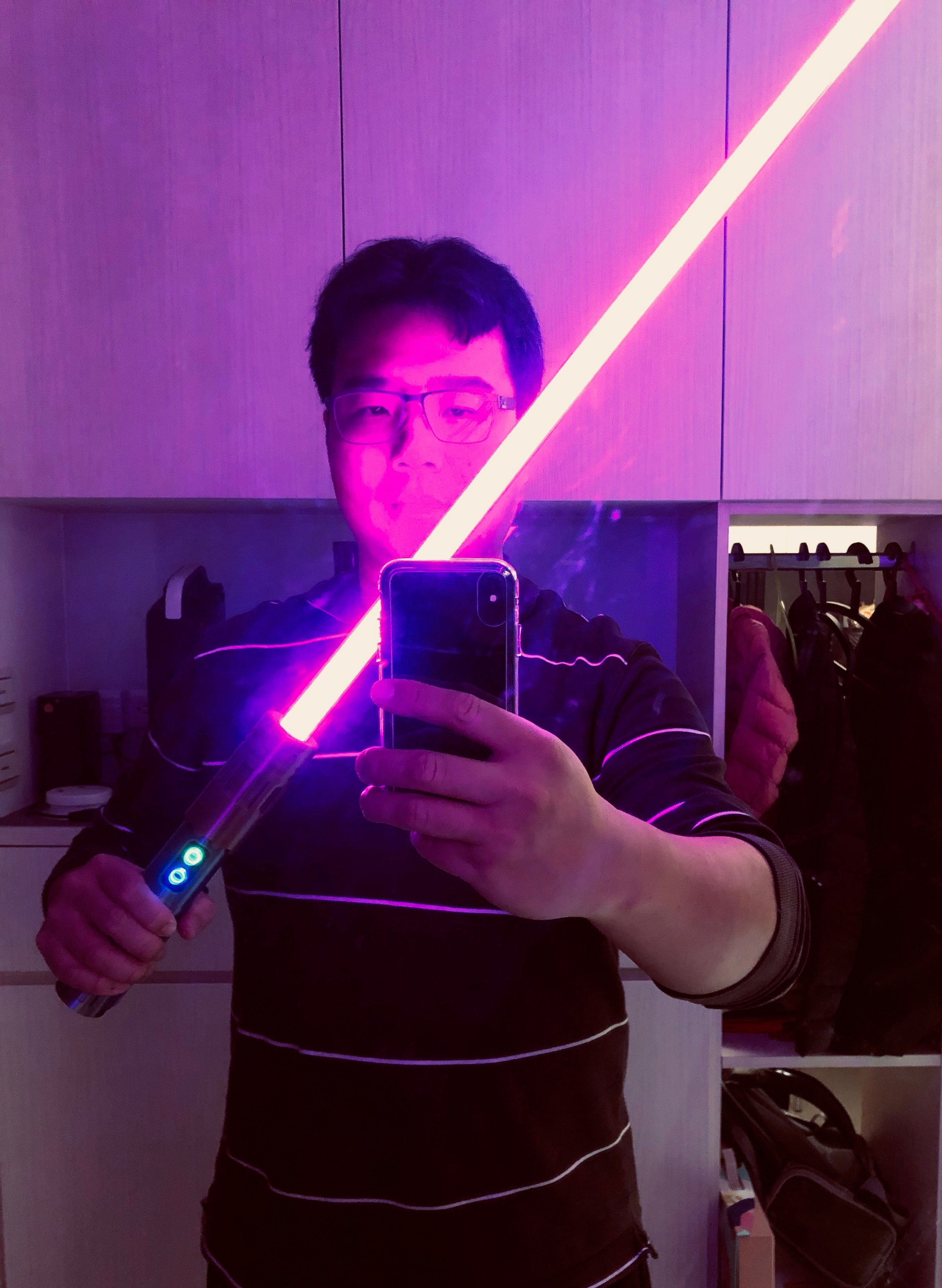 Lightsaber handle for Brainwerks brightening controller board