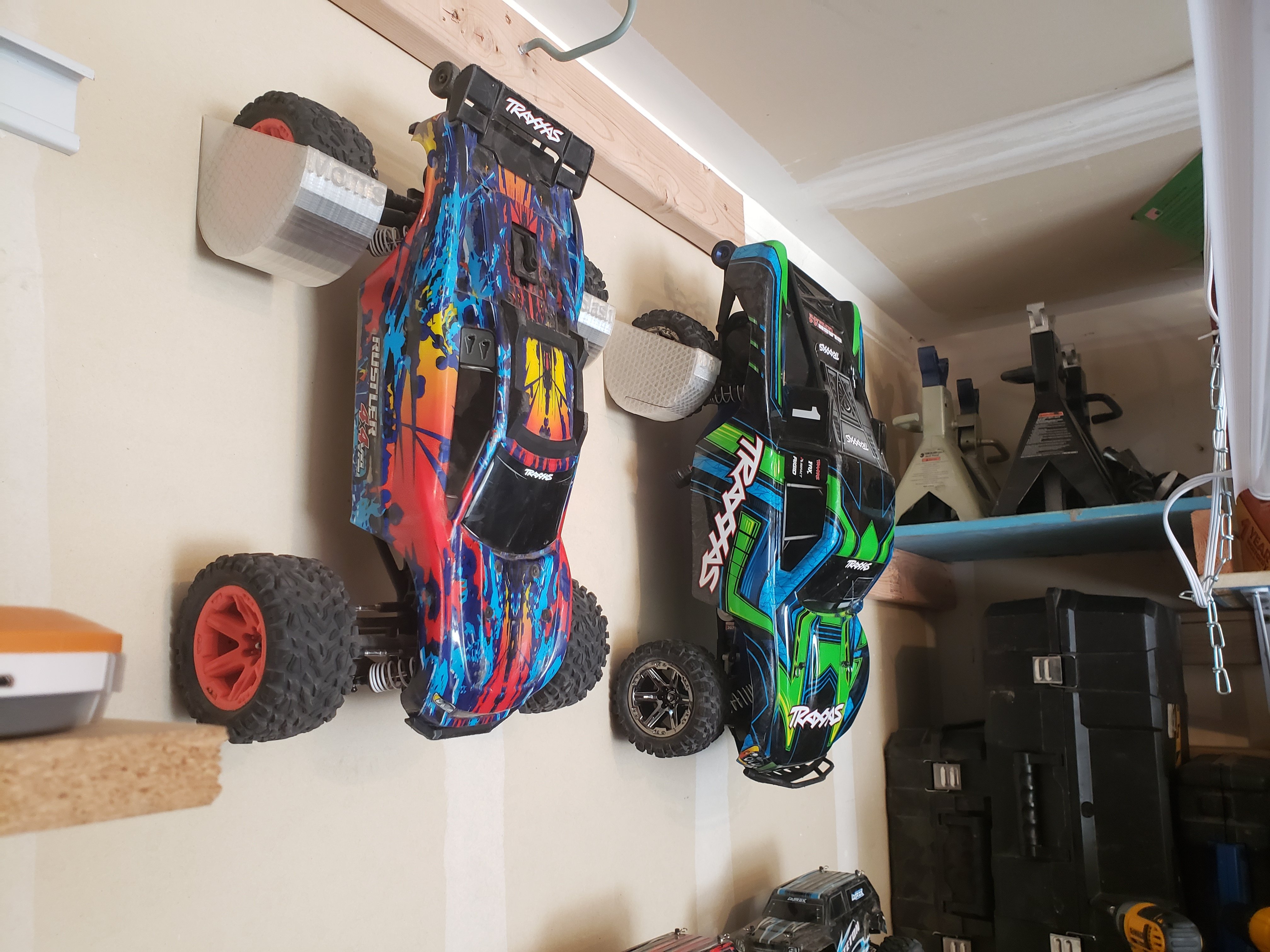 Customizable RC Car Wall Mount (Tire Hook)
