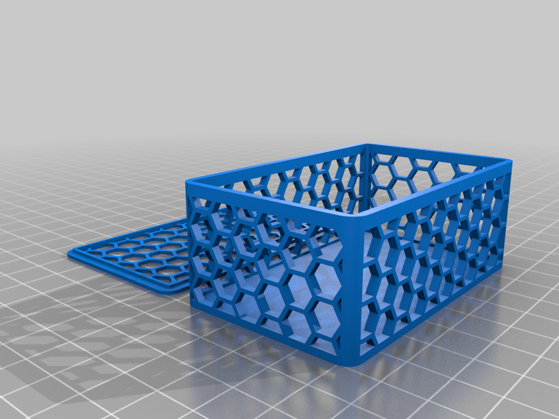 Hexagon-Box mit Deckel