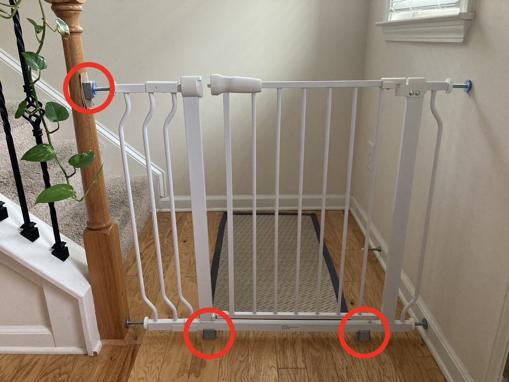 Baby Gate Adapter for Bottom of Stairs