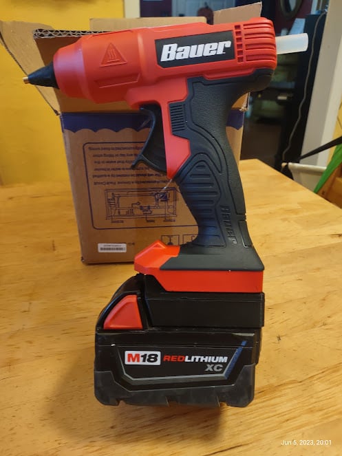 Milwaukee M18 Battery To Harbor Freight Bauer 20V Tools