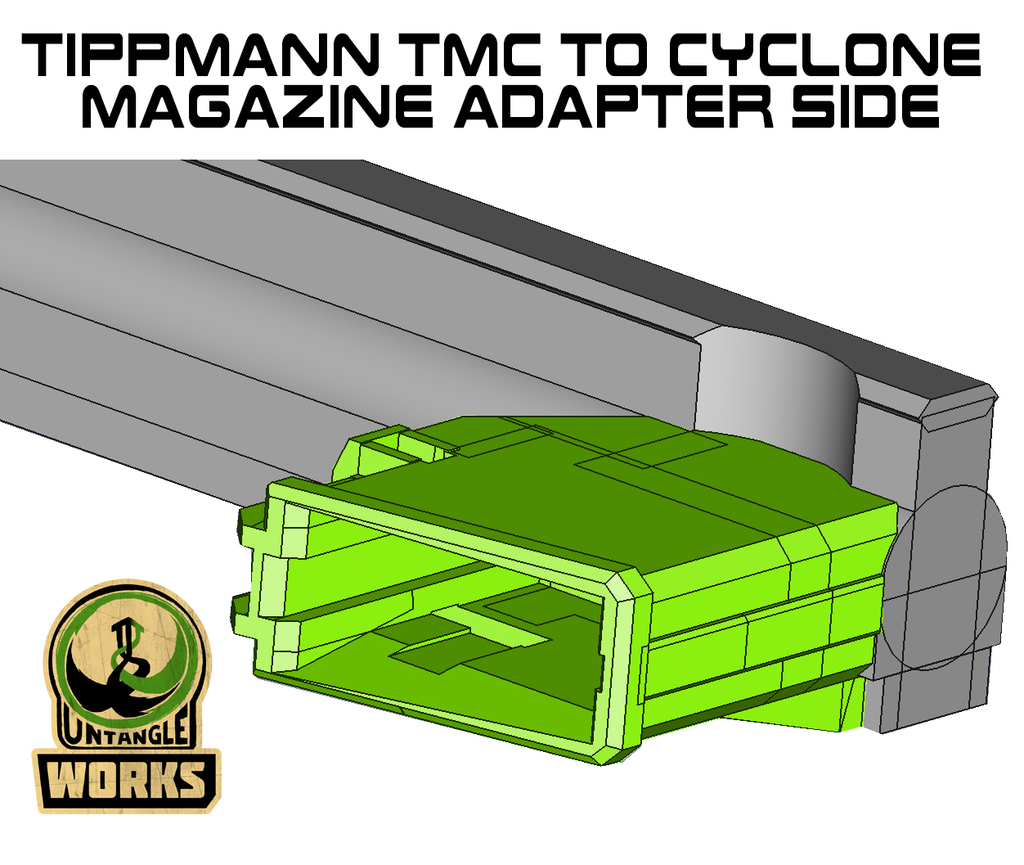 Tippmann TMC to cyclone Magazine SIDE Adapter