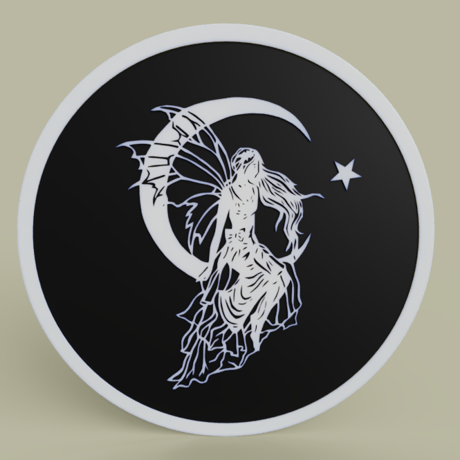Fairy on the Moon