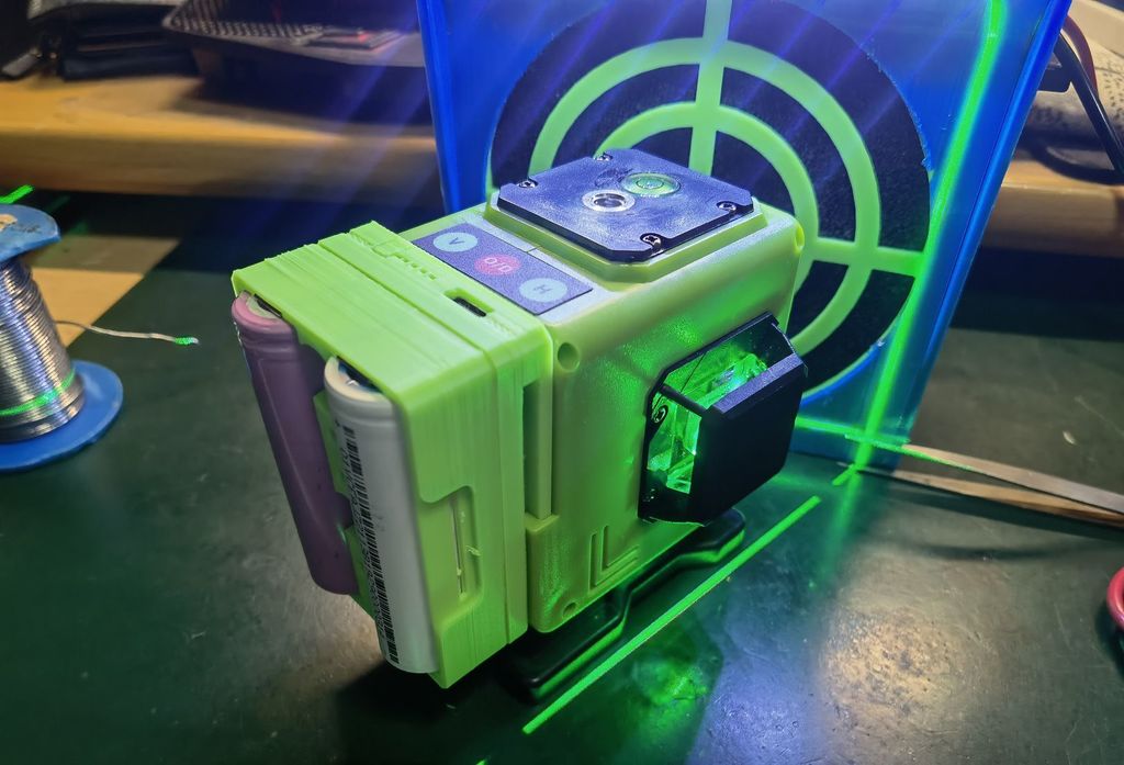 Laser Levels 18650 battery case