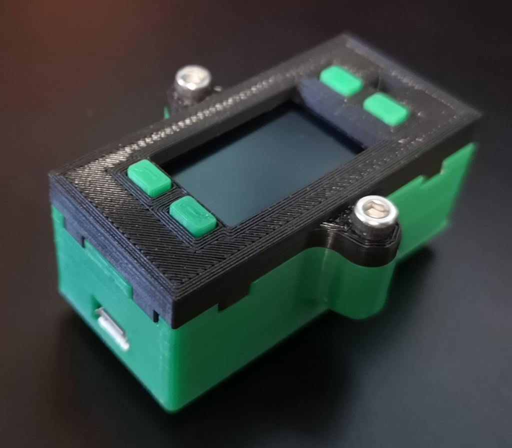 Raspberry Pi Pico case with display, panel mounts and IO access