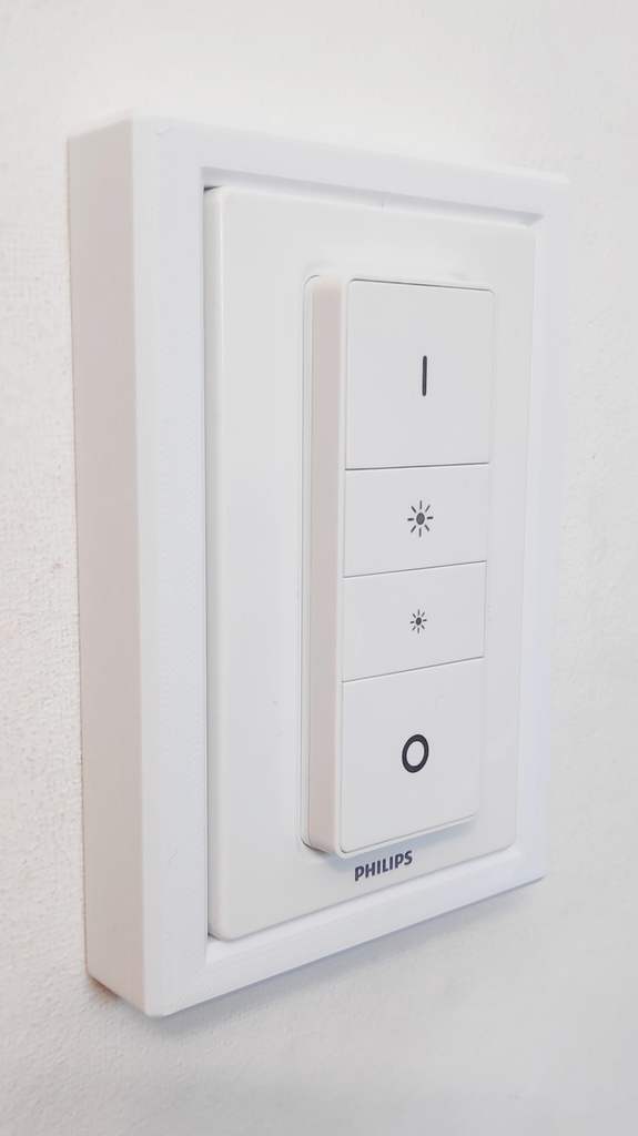 Light switch cover (Ø 10cm) for Philips Hue Remote Base