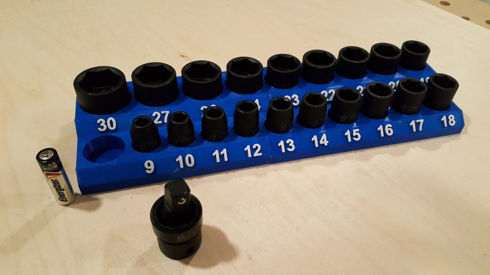 Socket Holders for Sunex 2569 - 1/2" Drive Master Impact Socket Set