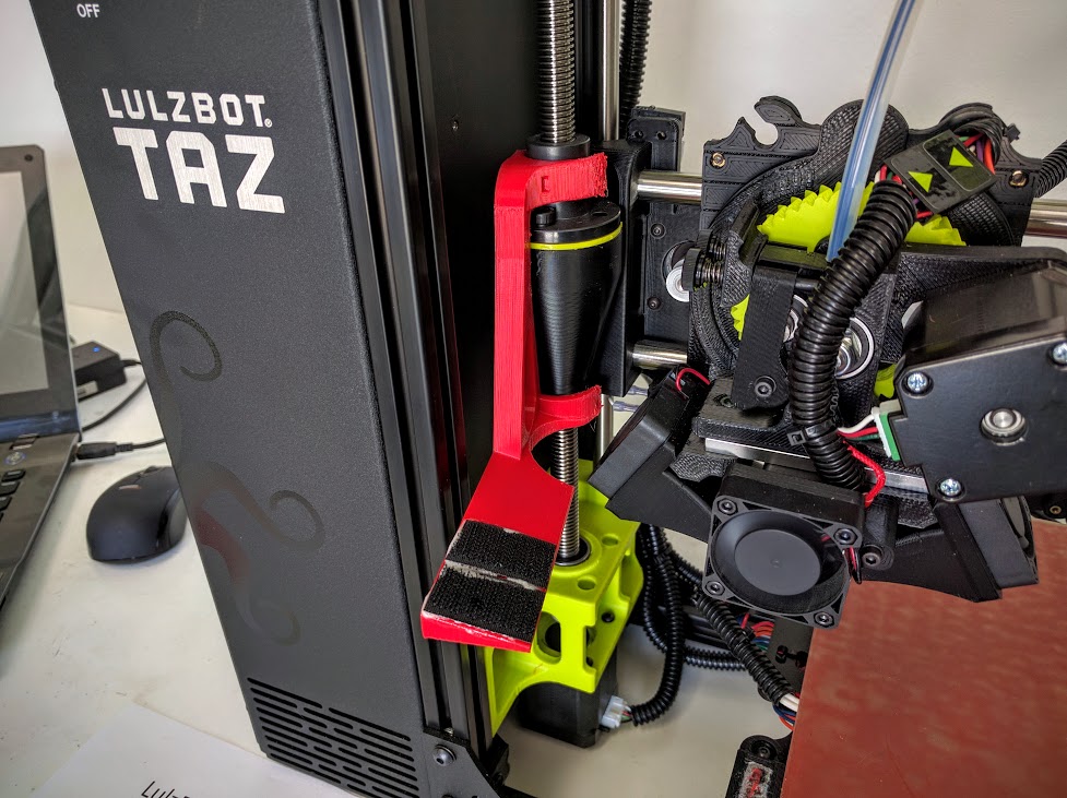 LulzBot TAZ 6 Z axis camera mount