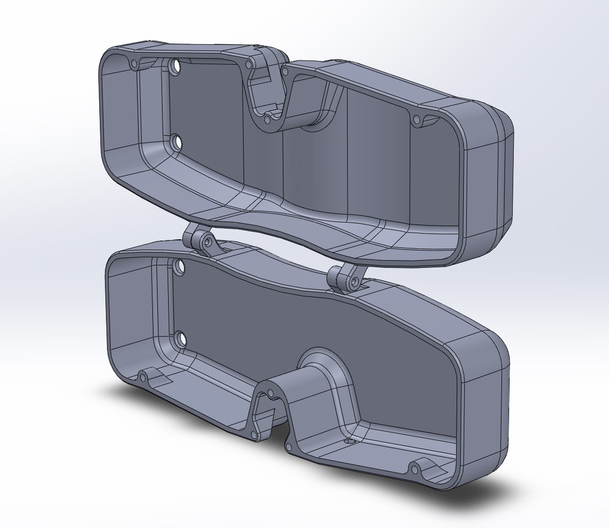 Goggle Case - PRINT IN PLACE - Filament Hinge