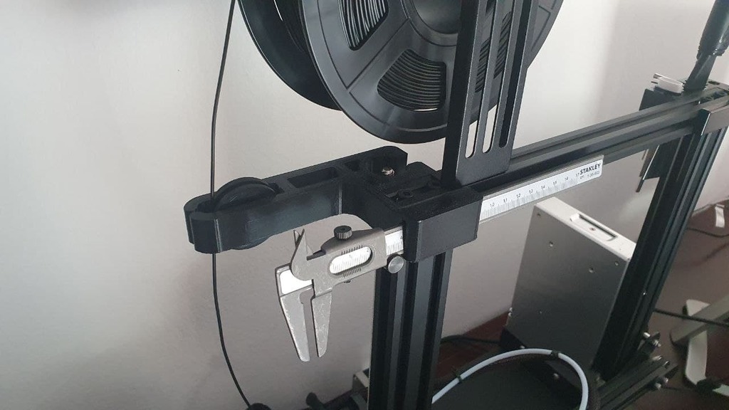 ENDER 3 / CR10 FILAMENT GUIDE, Z-AXIS SUPPORT COMBO AND CALIBER HOLDER