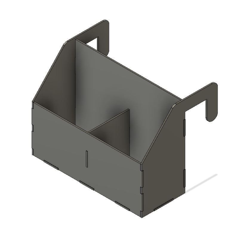 Snap-together Hanging Storage Box