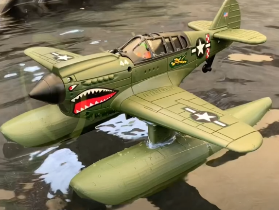 Pontoons floats for sgt savage p40 warhawk