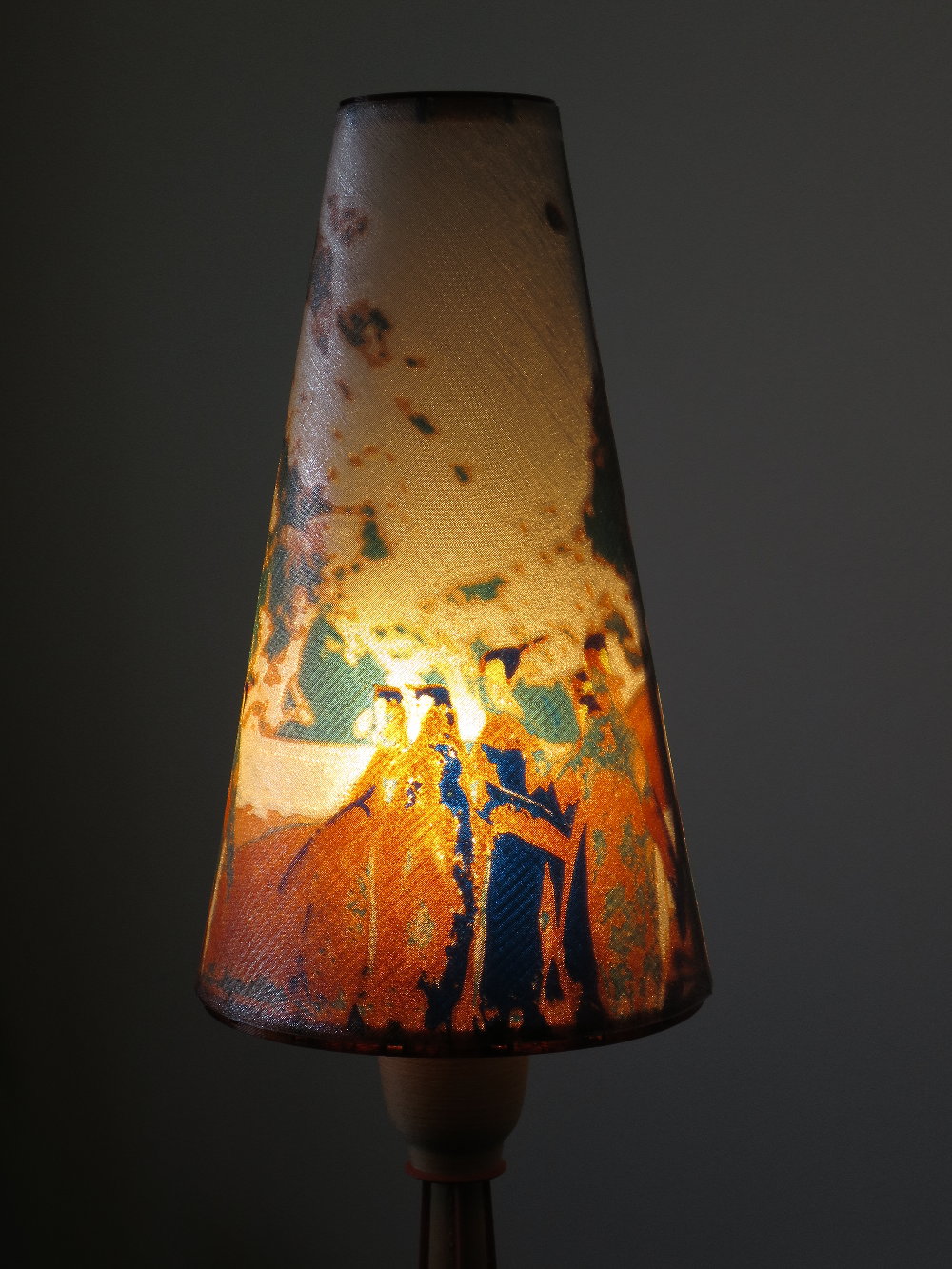 Antarctic Penguins Color Photograph lamp skirt theme for Tin Lamp