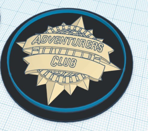 The Adventurers Club Modular Logo Insert