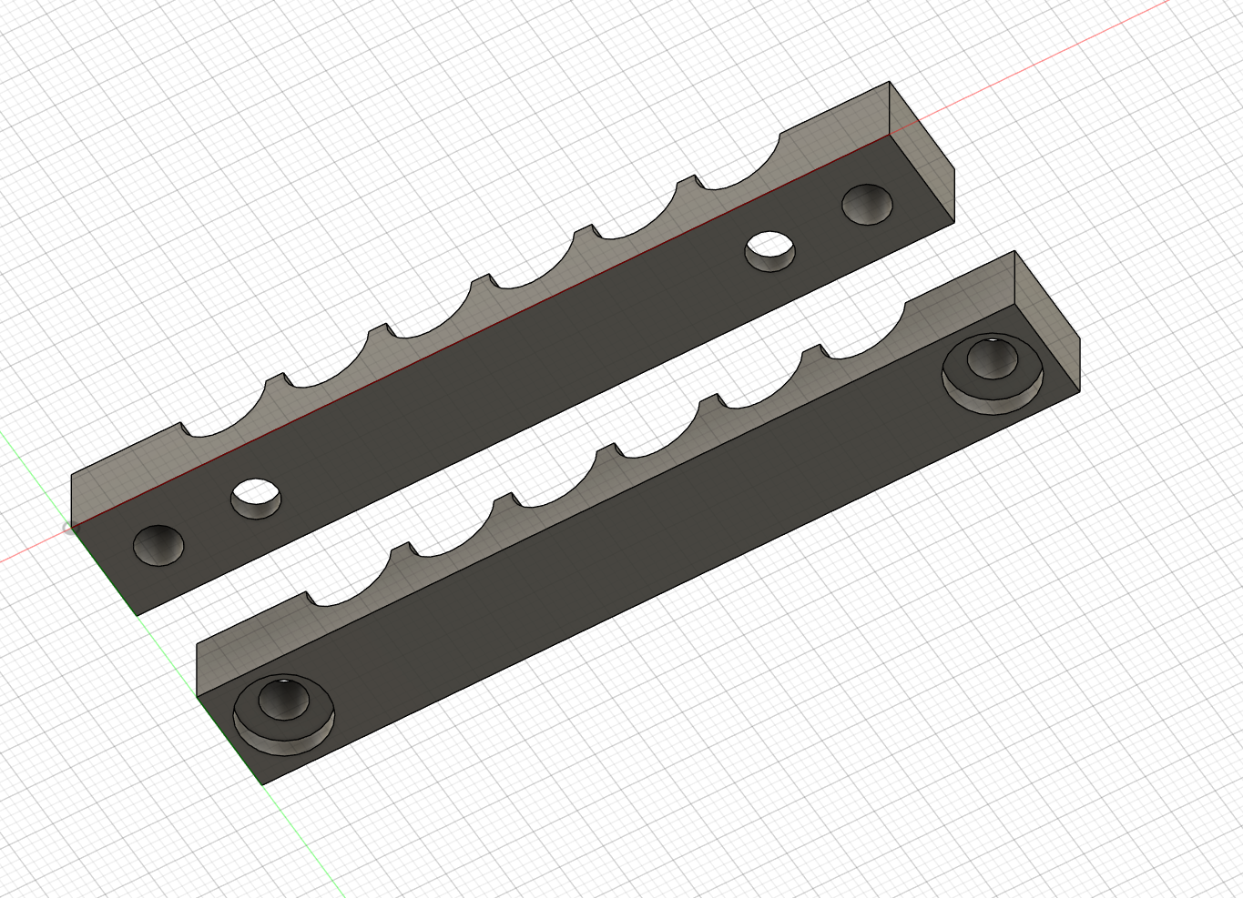 Parametric Wire Holders for 00–10 Gauge | M2/M3/M5 Screw Mounts | 2–6 Strand Variants Included