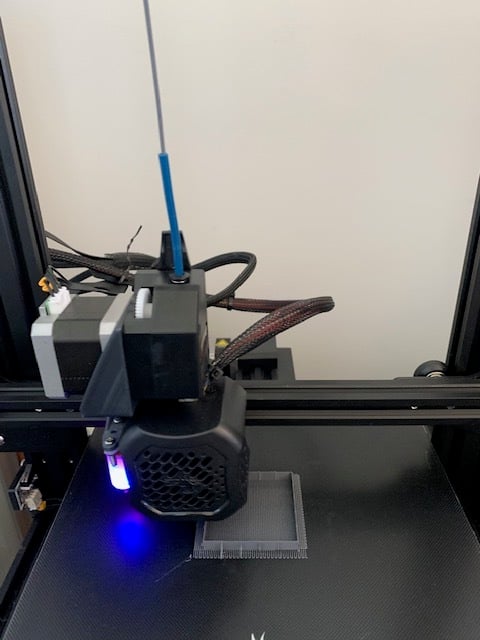 Support to use a BMG clone as direct drive in a Ender 3 V2 with stock hotend