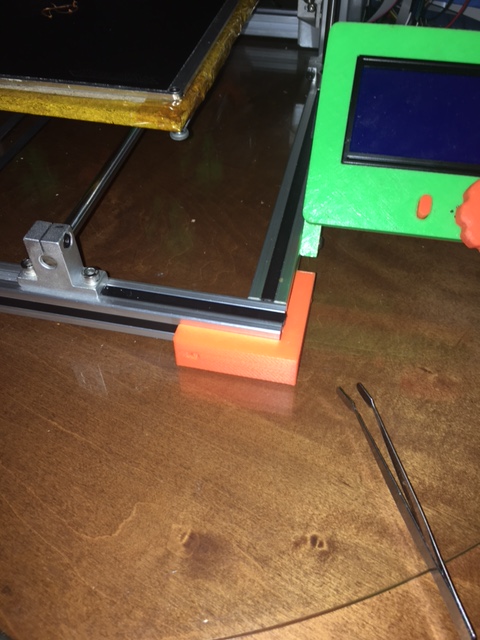 2020 extrusion Outer corner bracket